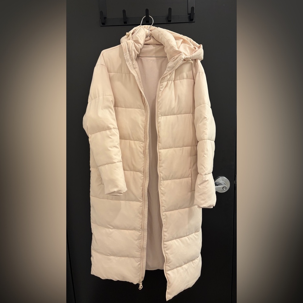 Girlfriend Collective Long Puffer Coat